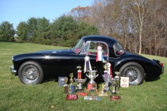60 MGA Many 1st Place Best in Show and Best Paint Awards at Prestigious Car Shows